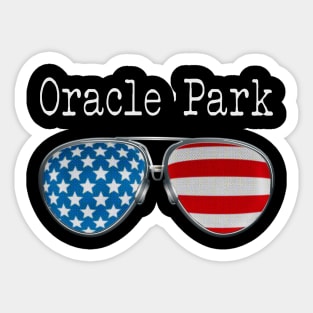 AMERICA PILOT GLASSES ORACLE PARK Sticker